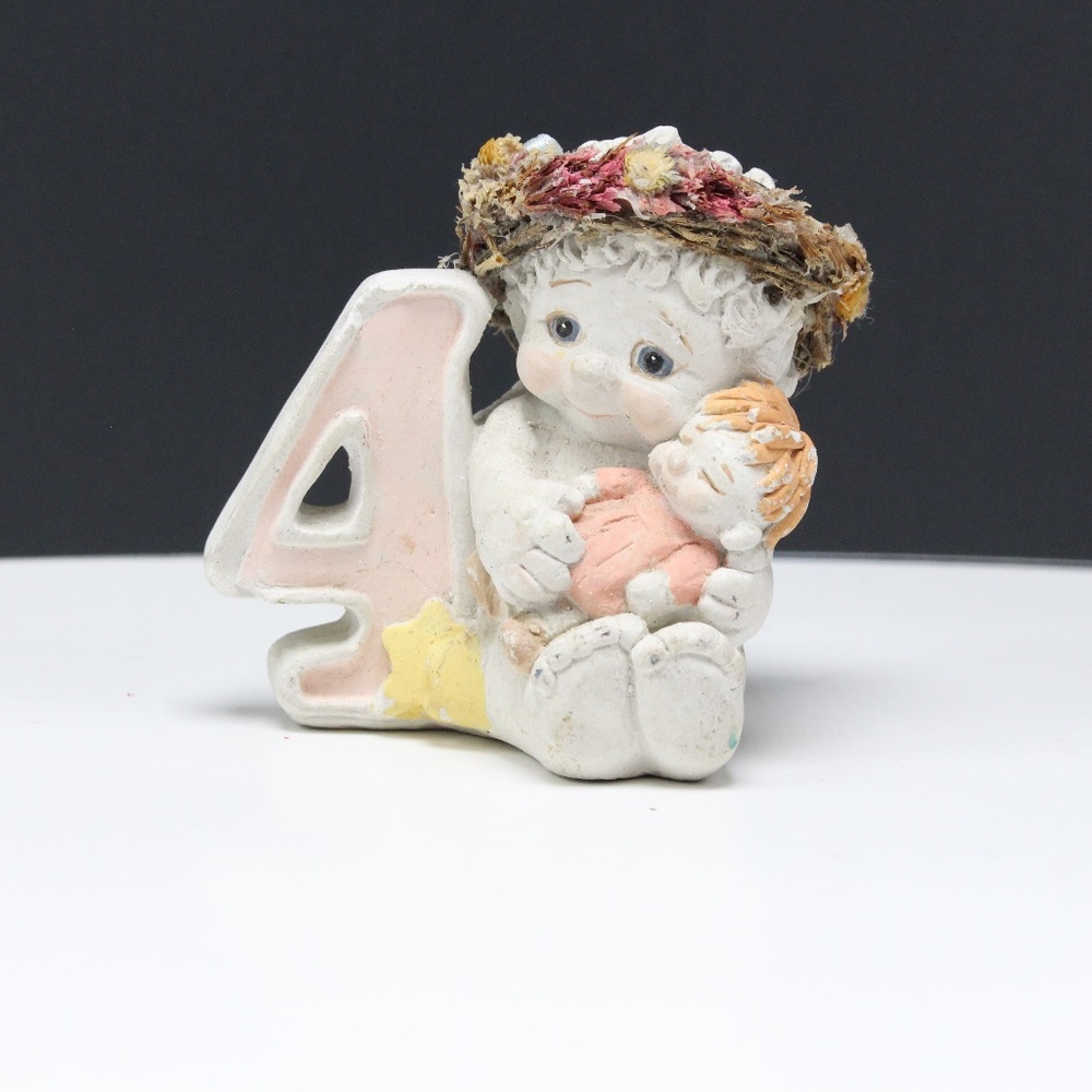 DREAMSICLES Two Cherub Angel FigurinesHolding Baby
